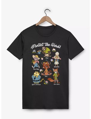 Disney Zootopia Protect The Herd T Shirt Size S - 5XL Gift For Friends