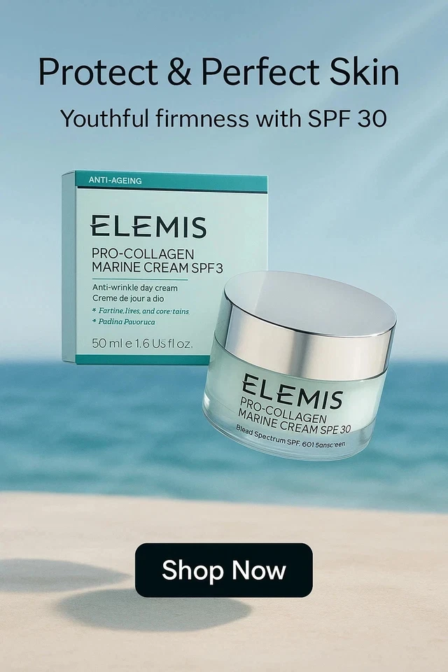 Elemis Pro-Collagen Crema Marina FPS 30 1,6 oz 50 ml Genuina NUEVA Foto 2 de 3