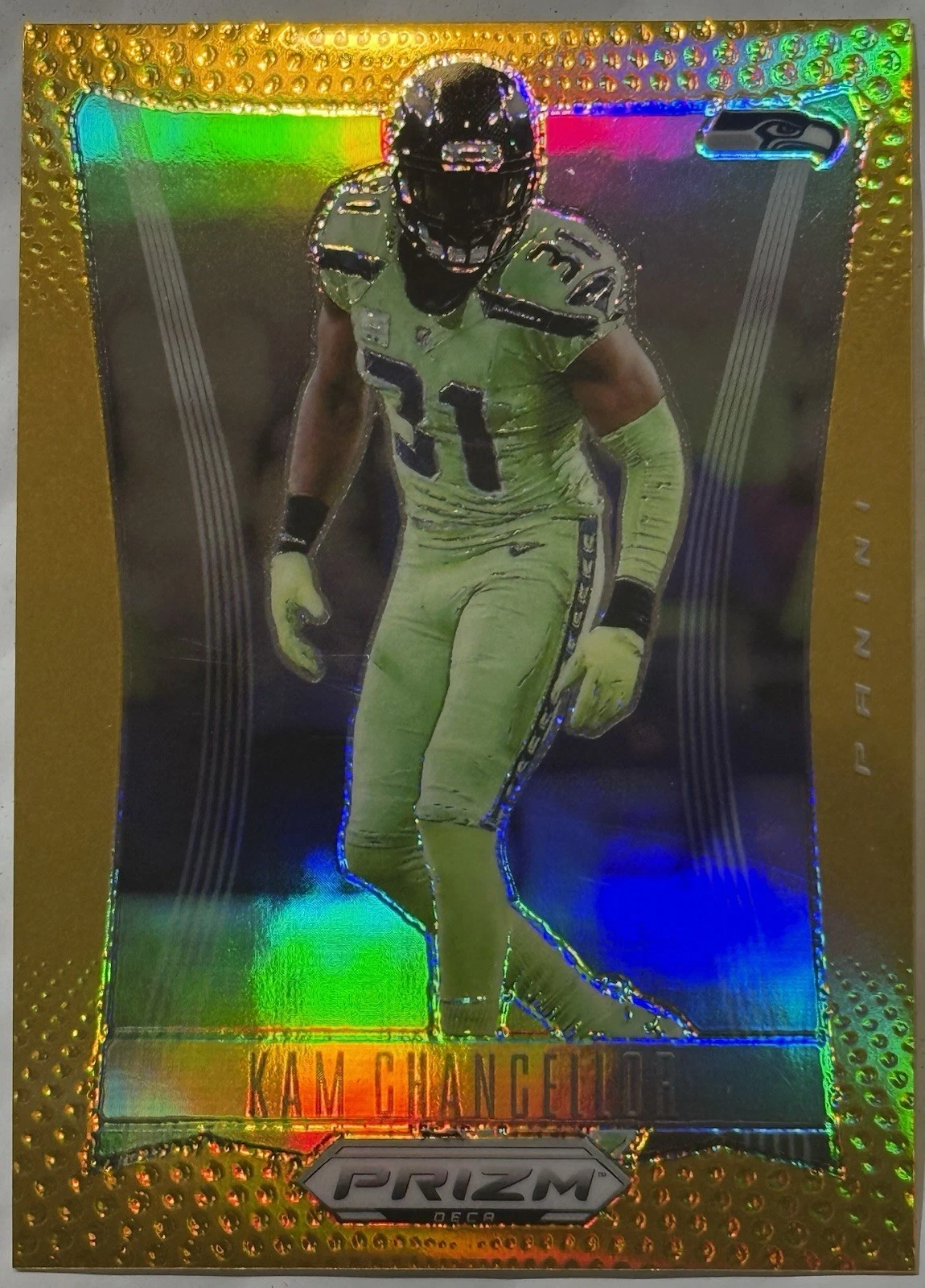 Kam Chancellor 2024 Prizm Deca True Gold /10 Seahawks