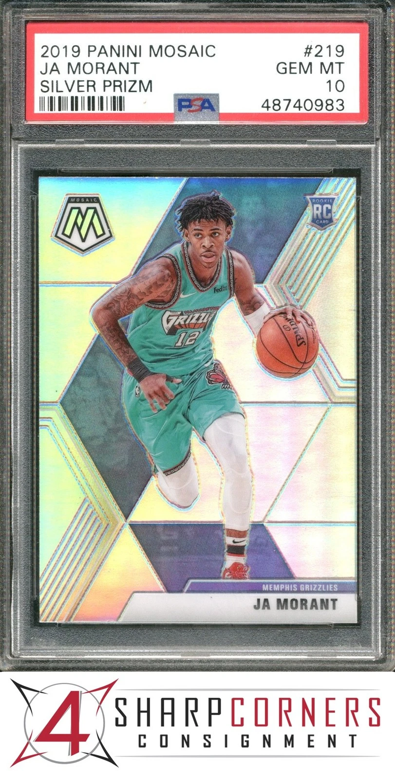 Ja Morant 2019 Mosaic #219 Silver Price Guide - Sports Card Ja Morant 2019 Mosaic #219 Silver Price Guide - Sports Card