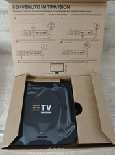 TIM VISION BOX 4K DECODER DVB-T2 DIGITALE TERRESTRE TELECOMANDO ANDROID TV RICON