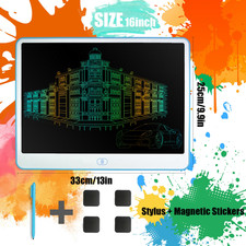 16" LCD Writing Tablet Electronic Drawing Notepad Doodle Board-Kids Office