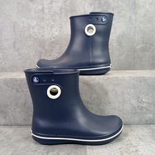 Crocs Women's Jaunt Shorty Navy synthetic ankle wellies W6 UK 4  EUR 36-37
