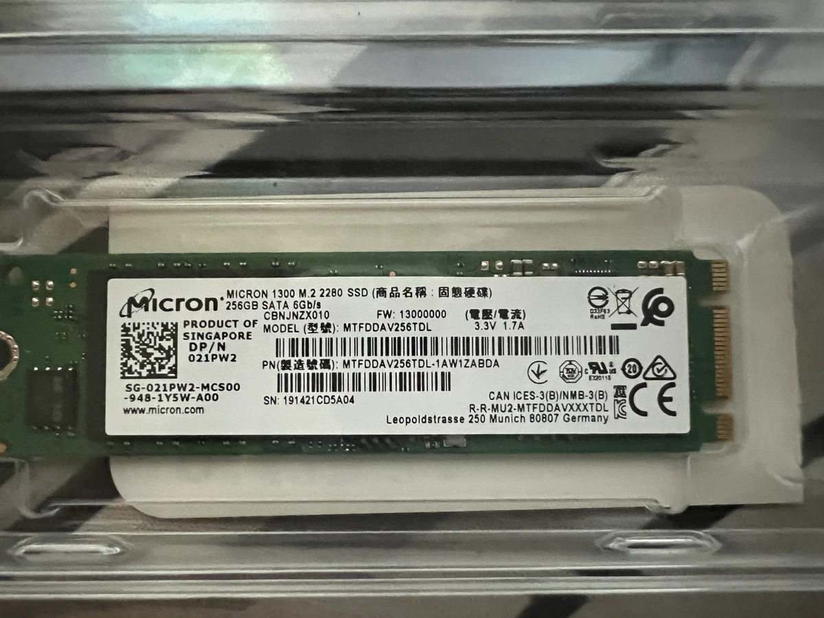 ②-WA23-Micron SATA 256GB 2.5インチ SSD 4点 ②-WA23-Micron SATA 256GB 2.5インチ SSD 4点