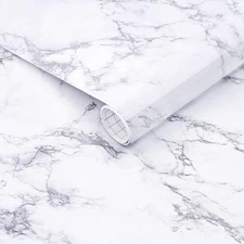 Removable Marble Wallpaper Self-Adhesive Peel and Stick Kitchen Countertop Liner