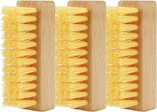 Shoe Cleaning Brushes, Wooden Shoe Sole Bottom Scrub Brush, Stiff Nylon Bristles