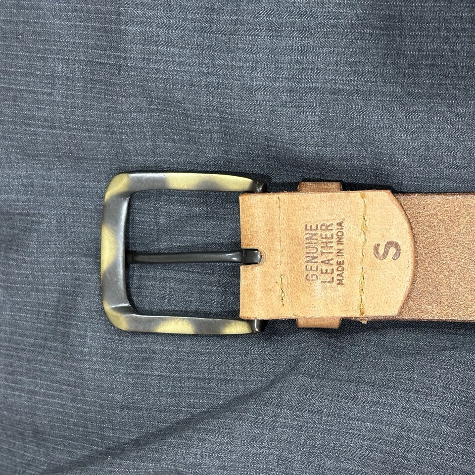 Mujer Talla M Marrón Cuero Mandala Repujado Cinturón Retro Años 60 Hippie Boho Foto 4 de 4