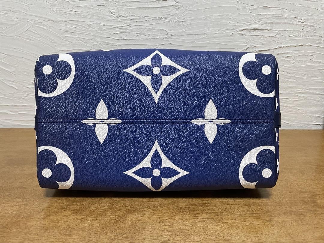 LOUIS VUITTON Speedy 30 Escale Bag M45146 Blue Crossbody Hand