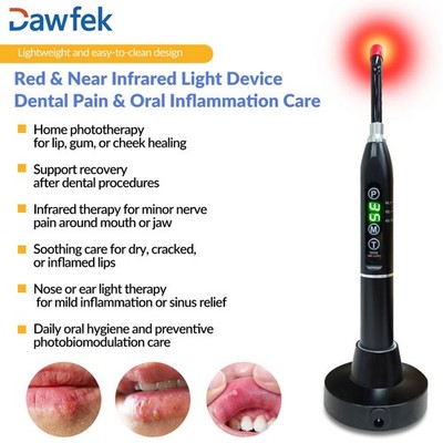 Professional Oral Ulcer Healing Device Red Light Therapy for Lips & Mouth