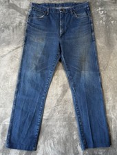 Wrangler Jeans Men's 35x33 1013MWZ PW Cowboy Cut Western Whisker Retro Workwear