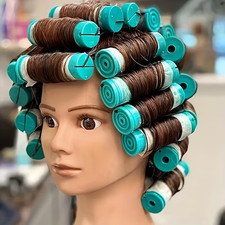 Perm rods 34 total, Green, Size jumbo, 7/8 inches , Plastic