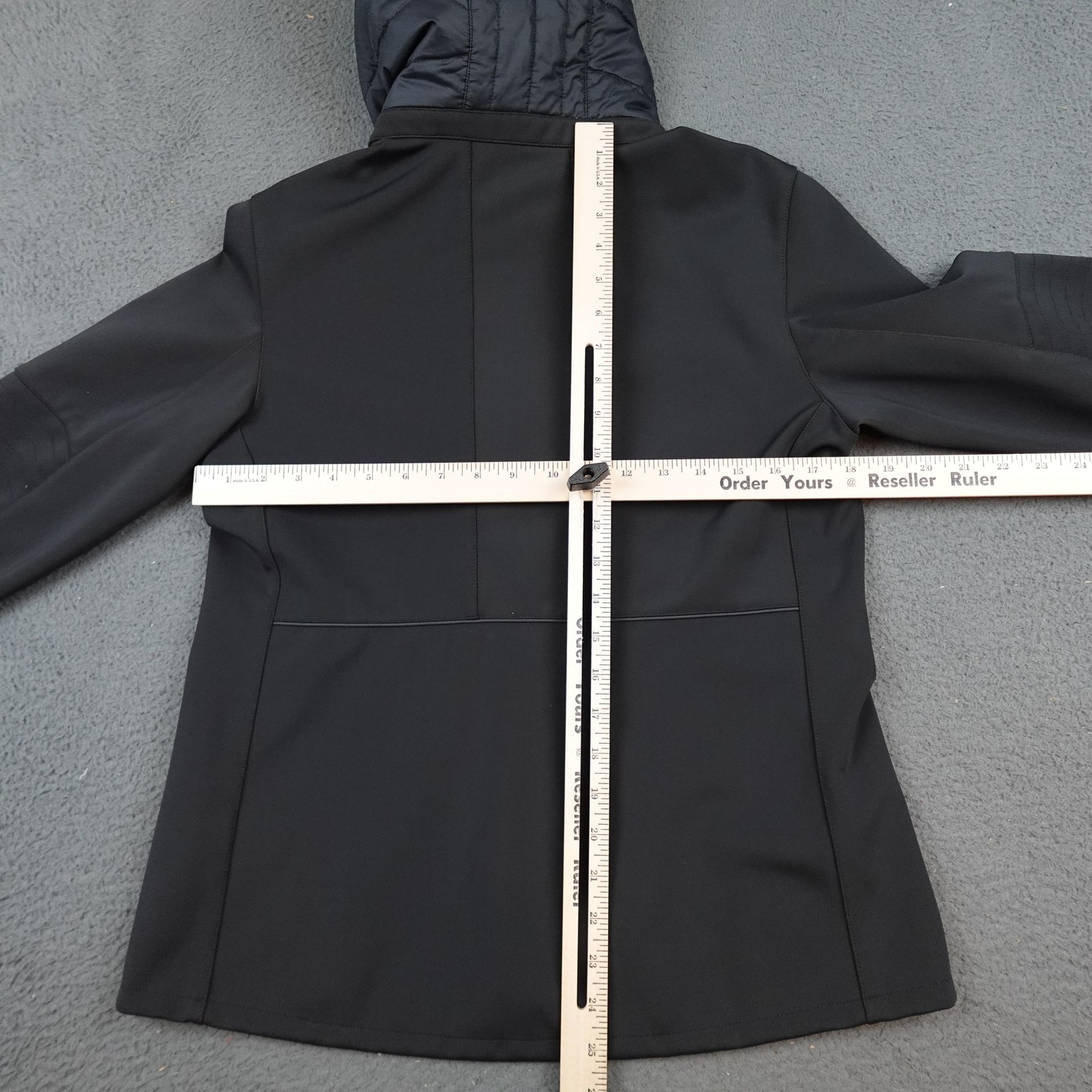 Flylow Jacket Womens Medium Black Softshell Hoode… - image 9