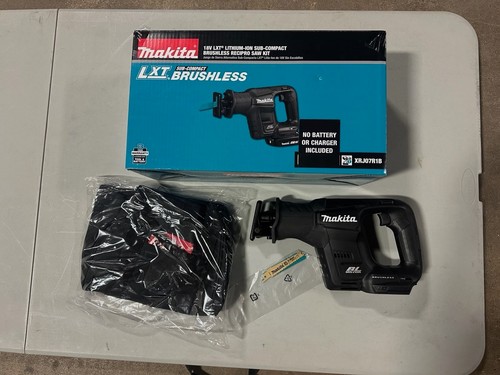 Makita XRJ07R1B 18V LXT Lithium-Ion Sub-Compact Brushless Recipro Saw Kit
