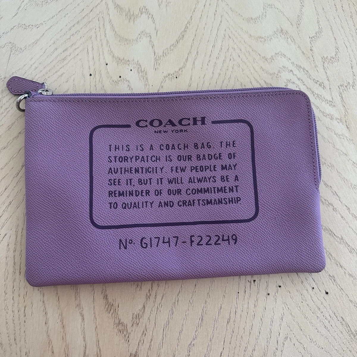 Coach Purple Handbag Accessories for Women for sale | eBay