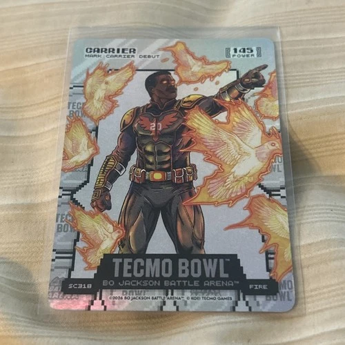 Carrier Mark Carrier Tecmo Bowl Bo Jackson Battle Arena 145 Power Fire SC318