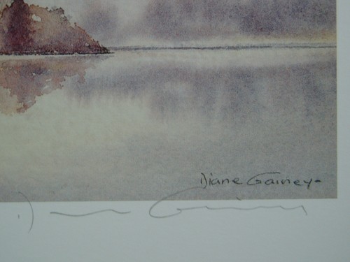 Diane Gainey - Sundown, Grasmere Lake District - Print Only Ltd Edit No 170/850 - Picture 7 of 12