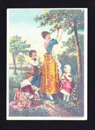 1890s Victorian Era Stock Trade Card ~ Lazell Dalley Perfume NY - Afbeelding 1 van 2