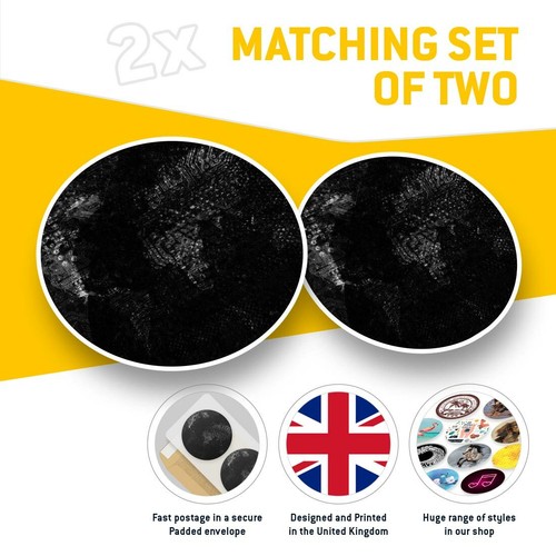 2 x Vinyl Stickers 7.5cm (bw) - Motherboard Chip Globe Earth #38345 - 第 2/9 張圖片