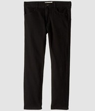 295 Appaman Kids Boy Black Stretch Low-Rise Flat-Front Zip-Fly Trousers Pants 8