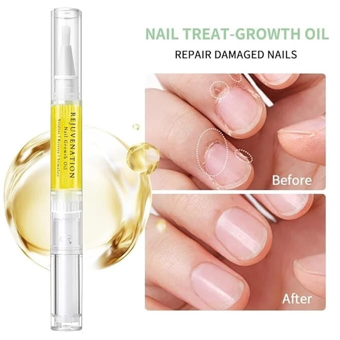 Nail Growth Oil for Strength & Moisture, Strengthener Nail Growth Serum - Image 3 of 4