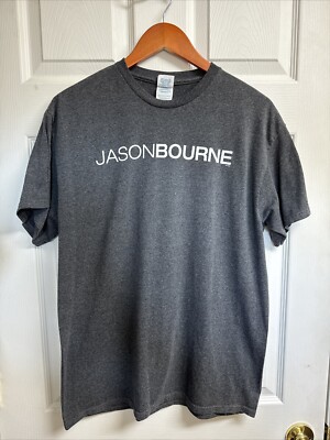 JASON BOURNE 2016 DVD Blu-Ray Movie release t shirt Men's L Bourne Film Series