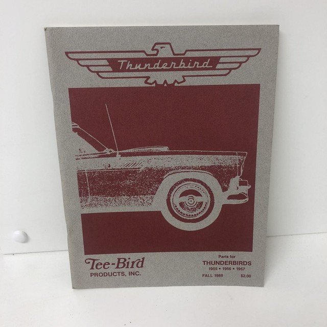 1955 1956 1957 FORD / THUNDERBIRD / PARTS CATALOG MANUAL BOOK | eBay