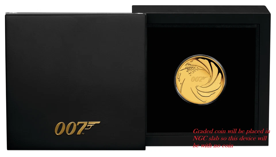 2020 James Bond 007 Proof $50 1/4oz .9999 Gold COIN NGC PF 70 PF70 Brown Label - Image 4 of 4