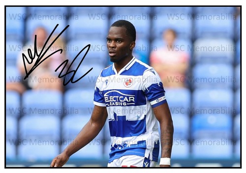 11279. Nelson Abbey Signed Pictures A4 Prints Swansea Reading Olympiakos etc.