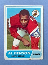 1968 Topps Football Al Denson #121 Denver Broncos