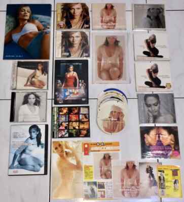Jennifer Lopez 1999~2008 Taiwan OBI Box Promo CD+DVD + Calendar Set + DM x 17