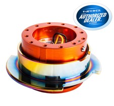 Nrg Steering Wheel Quick Release Gen 2.5 Orange Body Neochrome Ring Srk-250or-mc