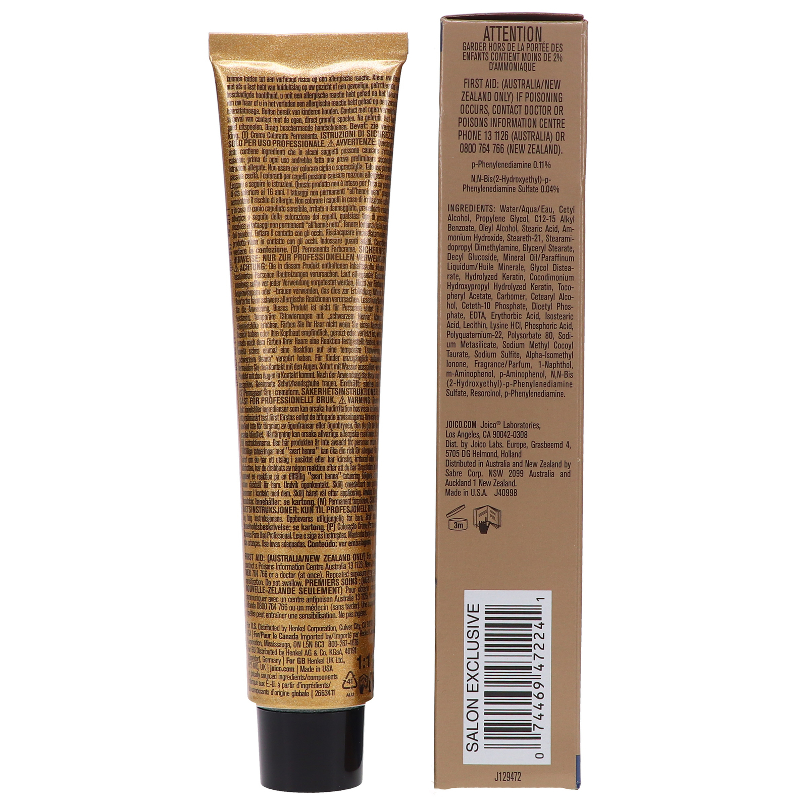 Joico Vero K-Pak Color 8N Medium Blonde 2.5 oz