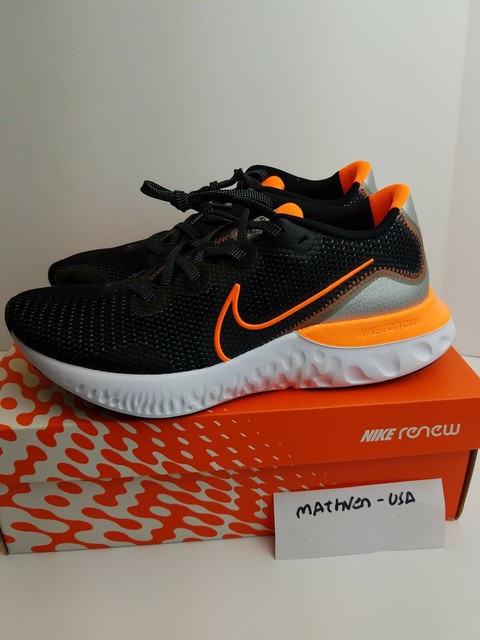 Nike Rerun Black Orange White Running Shoes SNEAKERS US Size 11 for sale online | eBay