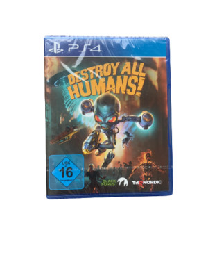 Destroy All Humans! Sony PlayStation 4 PS4 Spiel NEU Black Forest THONORDIC USk