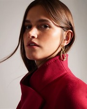 Ted Bake Sandra deep pink mid length coat, BNWT, TB 1/Aus 8