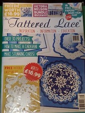 The Tattered Lace Magazine Issue 38, Complete w/Die  Brand New  Free Shipping 