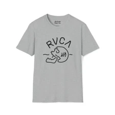 RVCA Outlaw Surf Skull Logo T-Shirt