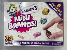2021 Zuru 5 Surprise Mini Brands SERIES 3 Advent Calendar, 6 Exclusive Minis Inc