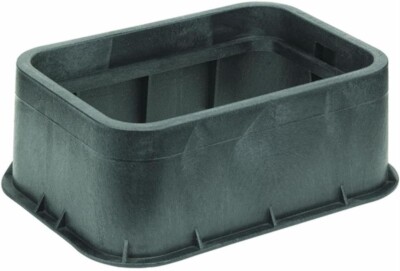 NDS 113-6 Riser For Valve Box 13.9'' W X 19.5'' H Rectangular Black