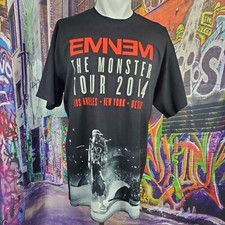 Eminem 2014 Monster Tour Concert Shirt Size XLarge A9