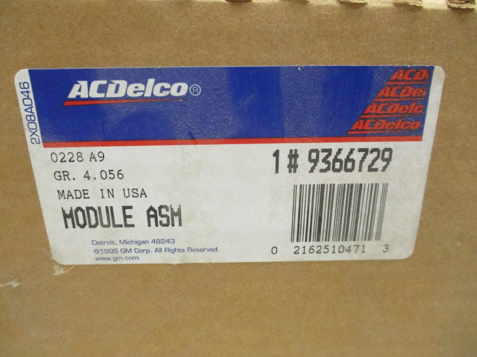 9366729 16196284 AC Delco New ASM Aston Martin Engine Control Module OEM