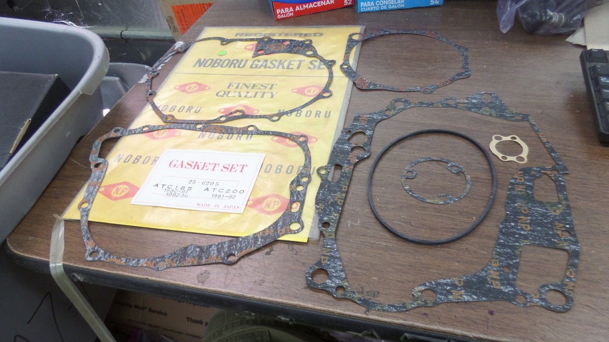 Vintage NOS Noboru Gasket Kit Set Honda 80 - 82 ATC185 81 - 82