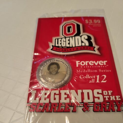 Ohio State Archie Griffin #45 Medaglione Codaglione Leggende dello Scarlatto e Grigio - Foto 2 di 4
