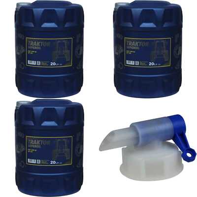 3x20L MANNOL Motoröl Traktor Superoil API CD 15W-40 Engine Oil inkl Auslaufhahn