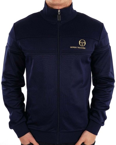 Sergio Tacchini Masters Track Top Navy Gold - Picture 3 of 3