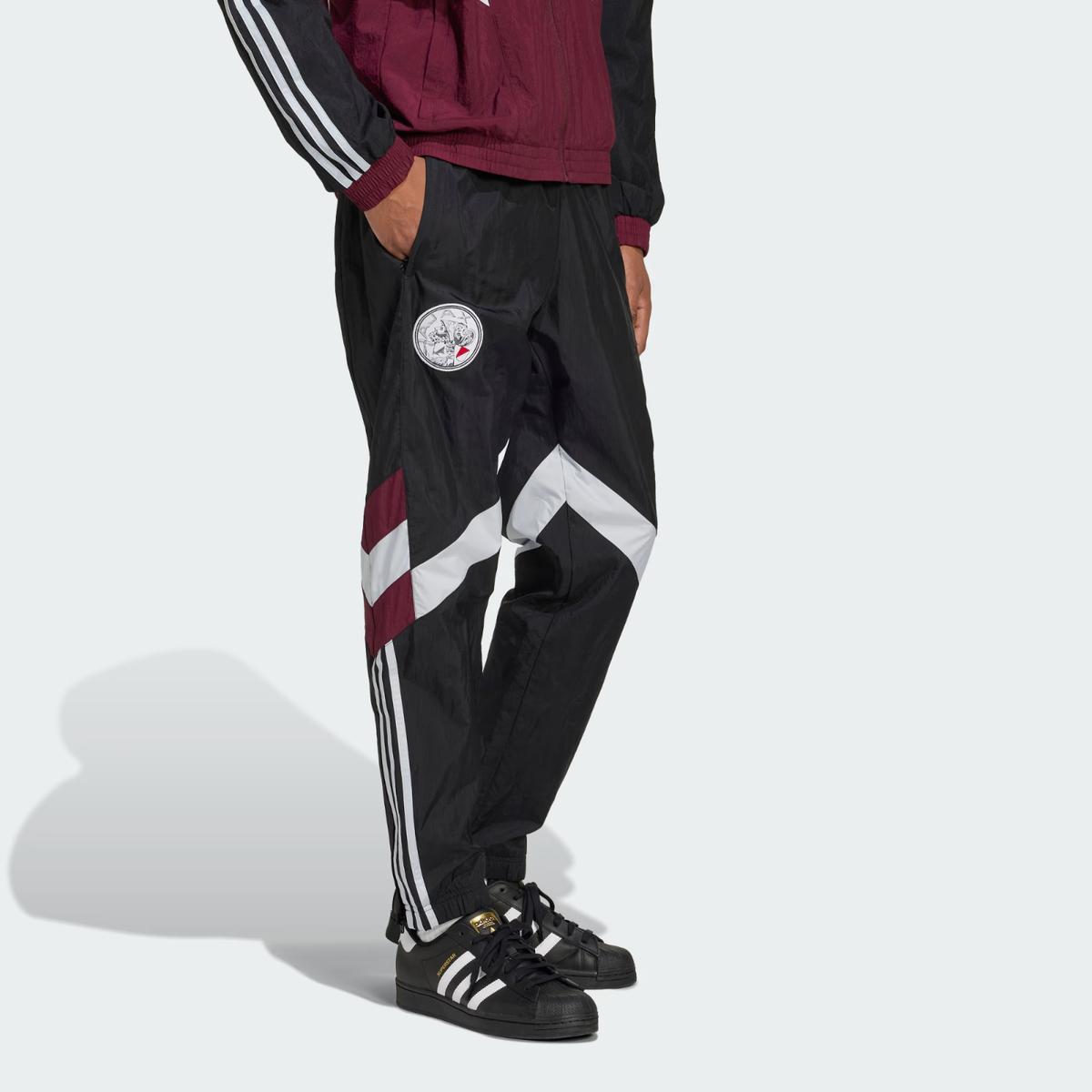美品 Adidas AJAX AMSTERDOM Game Pant 150 Adidas Ajax Amsterdam Originals Track Pants