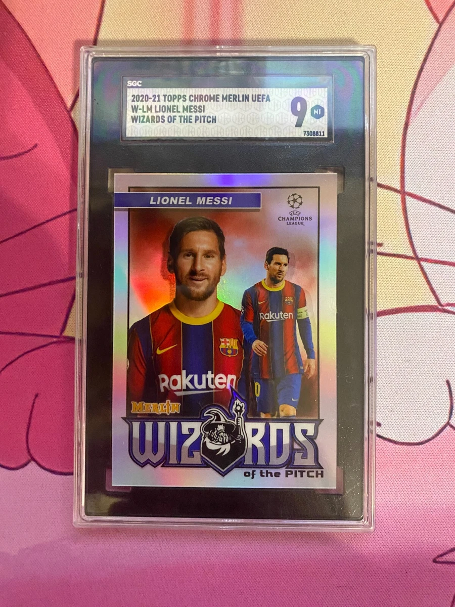 2020-21 Topps Merlin Collection Chrome UCL Lionel Messi #W-LM for