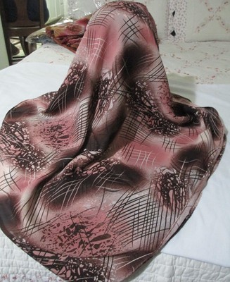  Chiffon printed scarves are Lovely in any season, coordinates easily with abbey