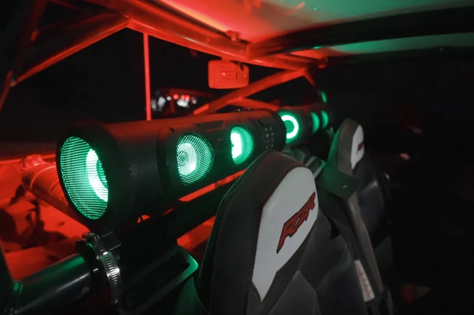 Barra de sonido Ecoxgear Sound Extreme 18" Bluetooth para 2016-2020 CF Moto UFORCE 500 Foto 4 de 4