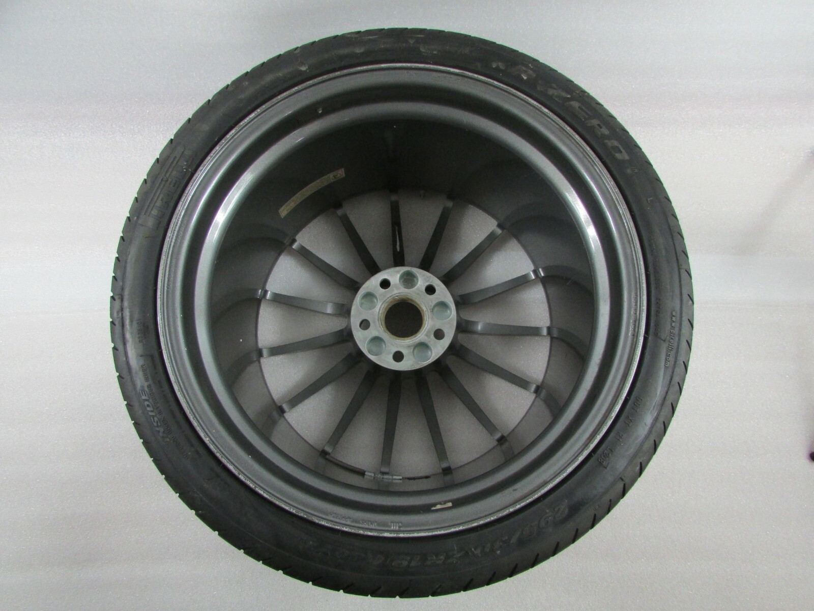 Lamborghini Gallardo, Rear Wheel, Scorpius Style, Grey, Used, P/N 400601025AL
